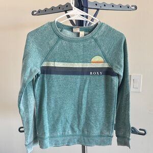 Roxy Kids Teal Sweatshirt with Sunset Design / set